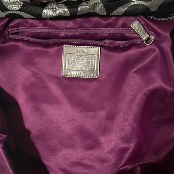 Coach poppy tote purse handles and cross body strap EUC final price drop - Picture 6 of 12